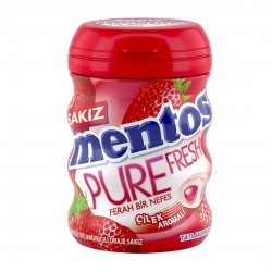  Mentos Pure Fresh Çilek Aromalı Draje Sakız 60 G