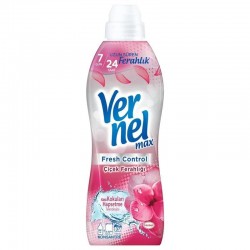 Vernel max Fresh Control Çiçek Ferahlığı 37 Yıkama Konsantre Çamaşır Yumuşatıcısı 880 Ml