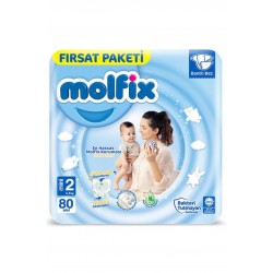 Molfix Fırsat Paketi 2 Numara 80 Adetli