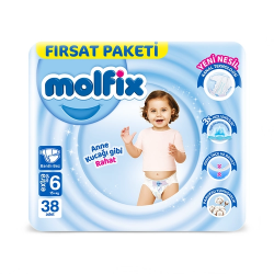 Molfix Extra Large Çocuk Bezi 38'li