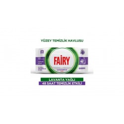 Fairy Lavanta Yağlı Yüzey Temizlik Havlusu 100'lü