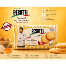 PESOTTİ DISK KEDİ DİLİ BİSKÜVİ 200 GR