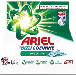Ariel Dağ Esintisi Beyazlar için 1.5 kg Toz Deterjan