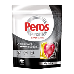Peros Pratik Çamaşır Kapsülü Siyahlar 26'lı
