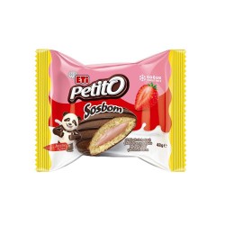 Eti Petito Sos Bom Çilekli Kek 48 gr