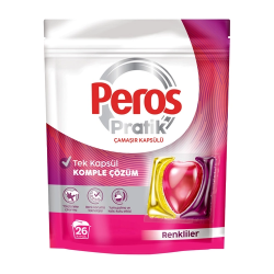 Peros Pratik Çamaşır Kapsülü Renkliler 26'lı