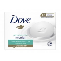 Dove Beauty Cream Bar Katı Güzellik Sabunu Micellar Hassas Ciltler İçin Nemlendirici Etkili 90 G