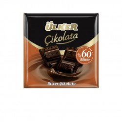 Ülker Bitter Kare Çikolata %60 Kakaolu 60 G