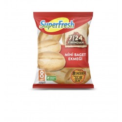 SuperFresh 7/24 Fırından Mini Baget Ekmeği 300 G
