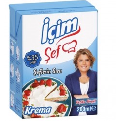 İçim Şef %35 Yağlı Krema 200 Ml