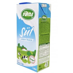Sütaş 1 lt Yarım Yağlı Süt
