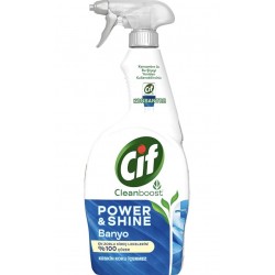 Cif Power & Shine Sprey Banyo İçin Temizleyici ve Kireç Çözücü 750 Ml