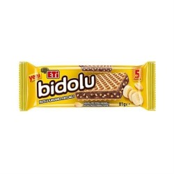 Eti Bidolu Gofret Yer Fıstıklı Muzlu Kremalı 81 Gr